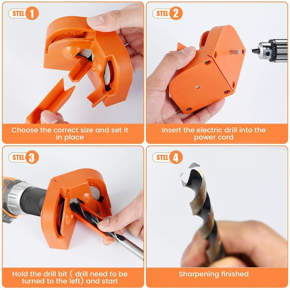 Multipurpose Drill Bit Grinding Sharpener