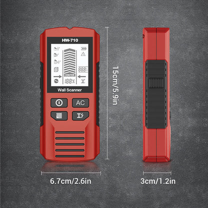 Half Price - 6-in-1 Multi-Function Handheld HD LCD Display Wall Metal Detector