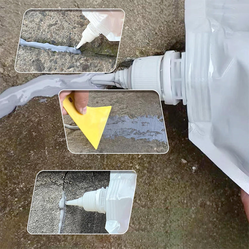 Concrete cracks water-resistant quick-dry repair sealer