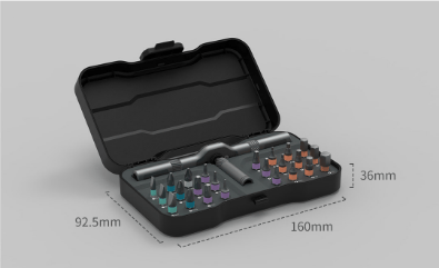 24-in-1 screwdriver set Magnetic, compact, and portable, ideal for repairs and DIY projects