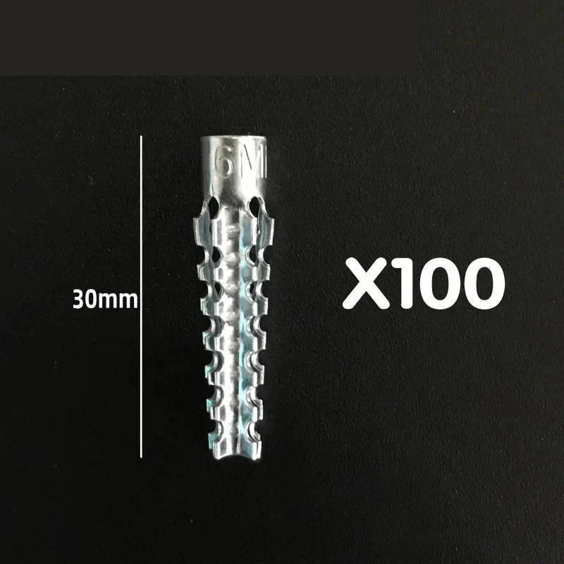 It's on right Upgraded Serrated Iron Expansion Screw for a