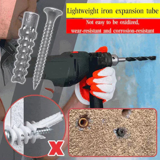 It's on right Upgraded Serrated Iron Expansion Screw for a