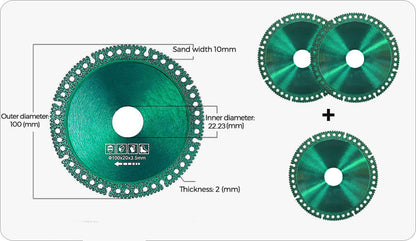 18 PCSComposite Multifunctional Cutting Saw Blade