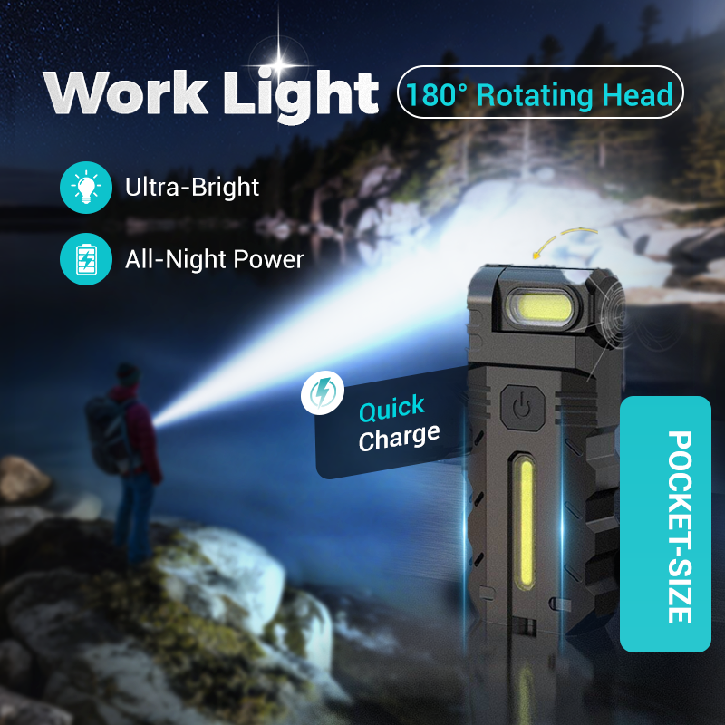 180 Rotating Head LED Work Light