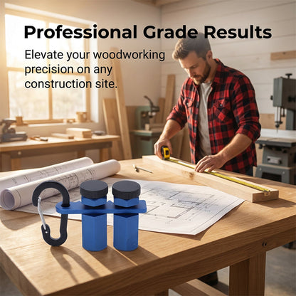Aluminum Stair Gauge and Framing Square Clamp Precision Marking, Durable Build and Essential for Carpentry