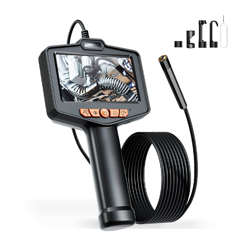 water-resistant Industrial Endoscope Camera with 4.3" IPS Screen