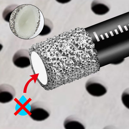 Diamond Drill Bits Set 516mm sizes, hex shank fits most drills. Dry or wet use smooth, precise holes every time