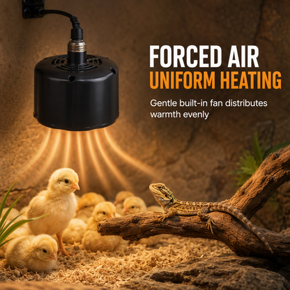 Intelligent Temperature Control Brooder Heater, Adjustable Thermostat Chick Heater for Baby Chicks, Ducklings and Poultry Brooding