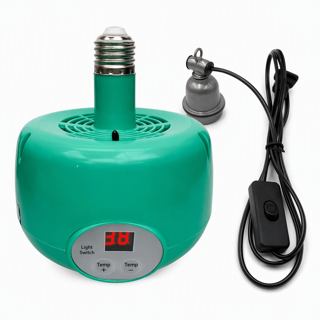 Intelligent Temperature Control Brooder Heater, Adjustable Thermostat Chick Heater for Baby Chicks, Ducklings and Poultry Brooding